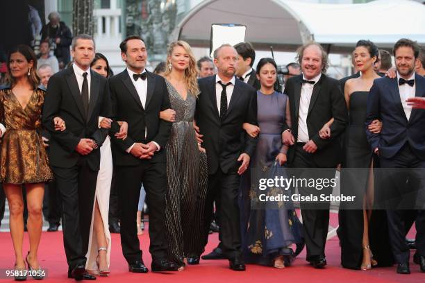 Marina Fois, Guillaume Canet, Gilles Lellouche, Virginie Efira, Benoit Poelvoorde, Noee Abita, Philippe Katerine, Melanie Doutey and Jonathan Zaccai...