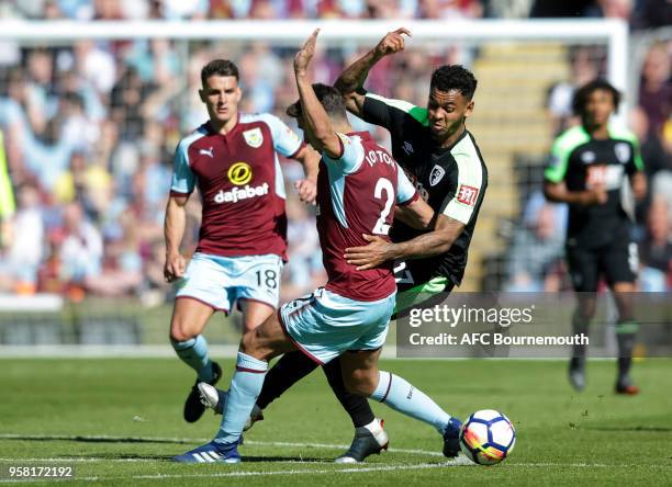 Joshua King of Bournemouth during the Premier League match between Burnley and AFC Bournemouth at Turf Moor on May 13, 2018 in Burnley, England.