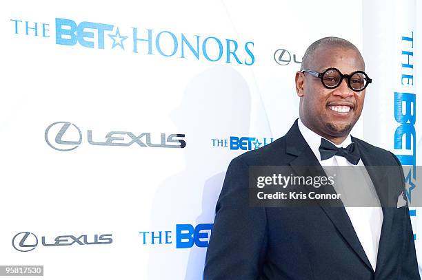 Andre Harrell walks the red carpet before the 2010 BET Honors at the Warner Theatre on January 16, 2010 in Washington, DC.