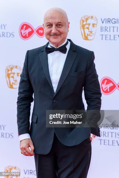 Anupam Kher attends the Virgin TV British Academy Television Awards at The Royal Festival Hall on May 13, 2018 in London, England.