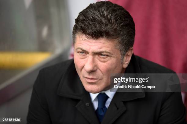 Walter Mazzarri of Torino FC looks on prior to the Serie A football match between Torino FC and Spal. Torino FC won 2-1 over Spal.