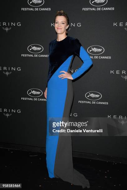 Celine Sallette attends the Women in Motion Awards Dinner, presented by Kering and the 71th Cannes Film Festival, at Place de la Castre on May 13,...