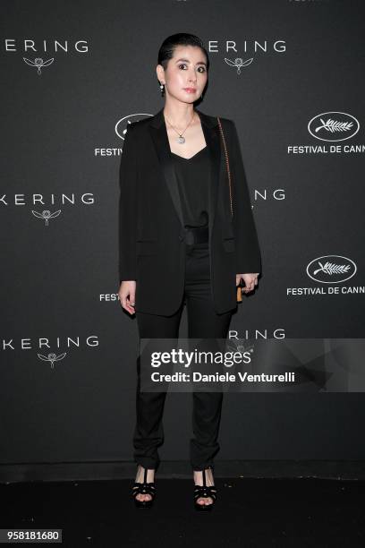 Aoko Matsuda attends the Women in Motion Awards Dinner, presented by Kering and the 71th Cannes Film Festival, at Place de la Castre on May 13, 2018...