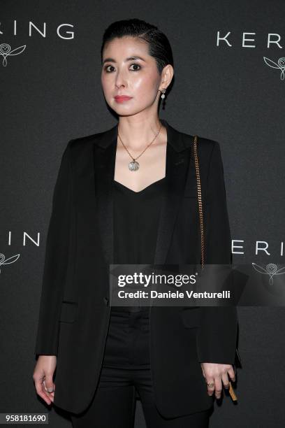 Aoko Matsuda attends the Women in Motion Awards Dinner, presented by Kering and the 71th Cannes Film Festival, at Place de la Castre on May 13, 2018...