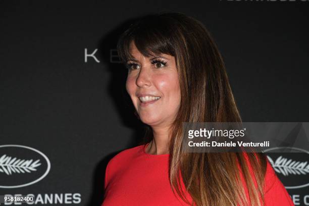Patty Jenkins attends the Women in Motion Awards Dinner, presented by Kering and the 71th Cannes Film Festival, at Place de la Castre on May 13, 2018...
