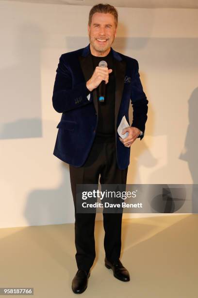 John Travolta attends the HFPA Event with Particpant Media to Honor the Kailash Satyarthi Children's Foundation in partnership with Renault at Nikki...