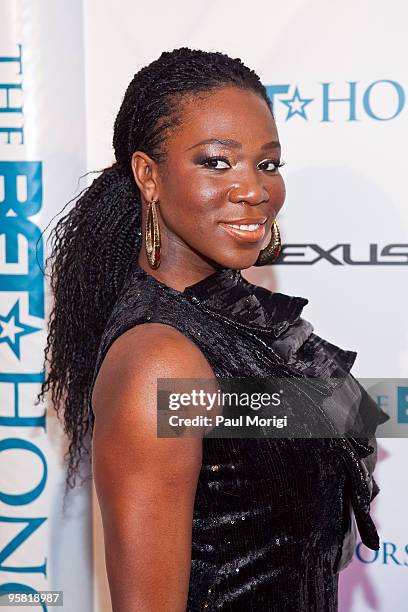 India.Arie arrives to the 3rd annual BET Honors at the Warner Theatre on January 16, 2010 in Washington, DC.