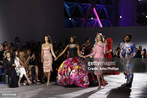 Bella Hadid, Naomi Campbell and Natalia Vodianova walk the runway at ...