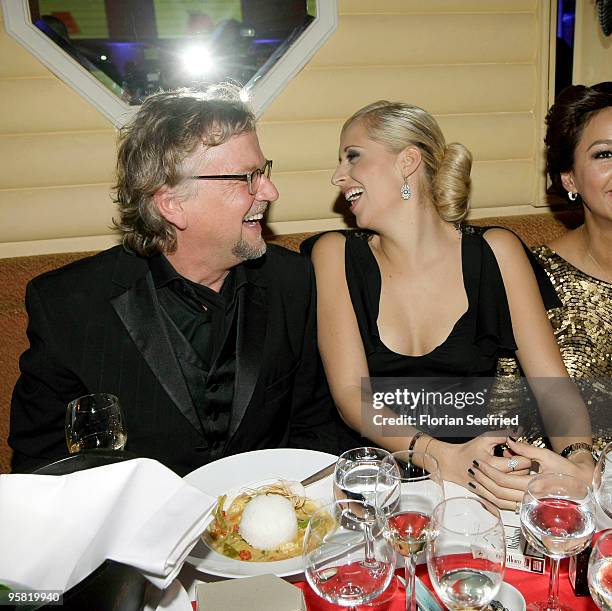 Martin Krug and girlfriend Verena Kerth attend the 37th German Filmball 2010 at the Hotel Bayerischer Hof on January 16, 2010 in Munich, Germany.