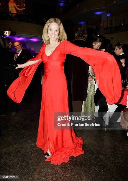 Actress Ann-Kathrin Kramer attends the 37th German Filmball 2010 at the Hotel Bayerischer Hof on January 16, 2010 in Munich, Germany.