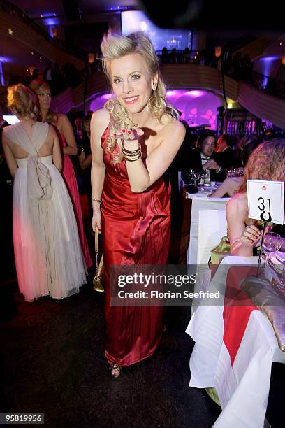 Actress Eva Habermann attends the 37th German Filmball 2010 at the Hotel Bayerischer Hof on January 16, 2010 in Munich, Germany.