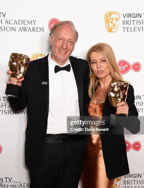 David Shulman and Janet Lee attend the Virgin TV British Academy Television Awards at The Royal Festival Hall on May 13, 2018 in London, England.