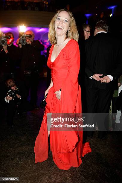 Actress Ann-Kathrin Kramer attends the 37th German Filmball 2010 at the Hotel Bayerischer Hof on January 16, 2010 in Munich, Germany.