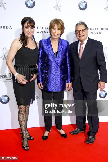 Christa Maar , director Felix Burda Stiftung with German-Canadian opera singer Anna Maria Kaufmann and her partner Eckhard Alt attend the Felix Burda...