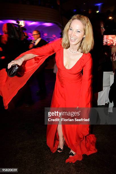 Actress Ann-Kathrin Kramer attends the 37th German Filmball 2010 at the Hotel Bayerischer Hof on January 16, 2010 in Munich, Germany.