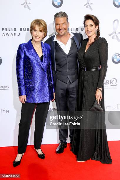 Christa Maar, director Felix Burda Stiftung with German actor Hardy Krueger Jr. And his wife Alice Krueger attend the Felix Burda Award at Hotel...