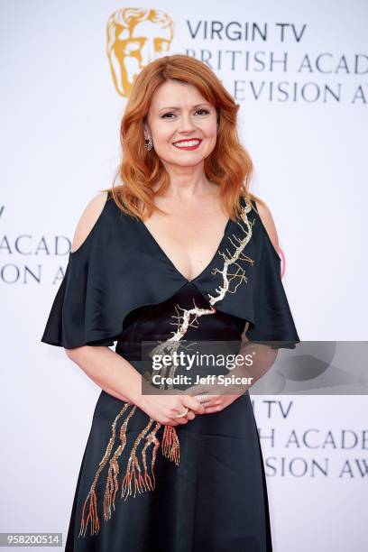 Sian Gibson attends the Virgin TV British Academy Television Awards at The Royal Festival Hall on May 13, 2018 in London, England.