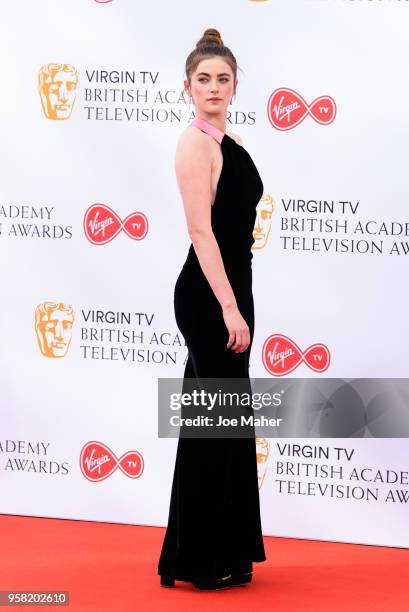 Millie Brady attends the Virgin TV British Academy Television Awards at The Royal Festival Hall on May 13, 2018 in London, England.