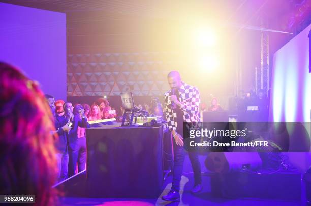 Craig David performs during the Fashion for Relief Cannes 2018 during the 71st annual Cannes Film Festival at Aeroport Cannes Mandelieu on May 13,...