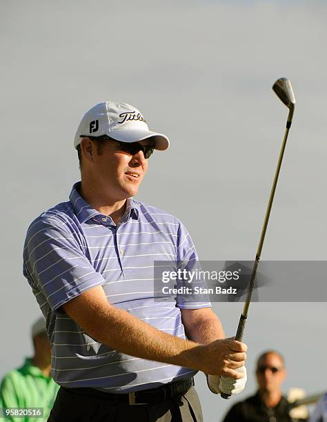 Troy Matteson hits to the 17th green during the third round of the Sony Open in Hawaii held at Waialae Country Club on January 16, 2010 in Honolulu,...