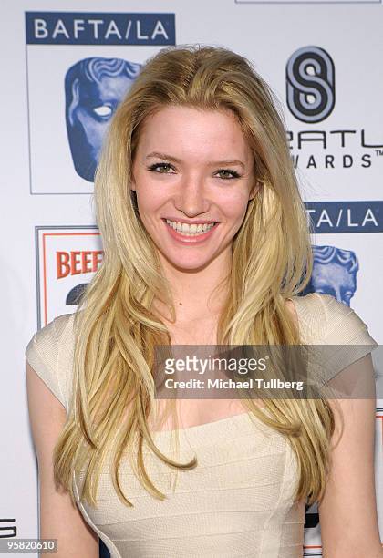 Actress Talulah Riley arrives at the BAFTA/LA 16th Annual Awards Season Tea Party, held at the Beverly Hills Hotel on January 16, 2010 in Beverly...