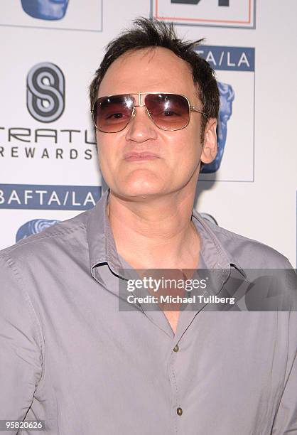 Director Quentin Tarantino arrives at the BAFTA/LA 16th Annual Awards Season Tea Party, held at the Beverly Hills Hotel on January 16, 2010 in...