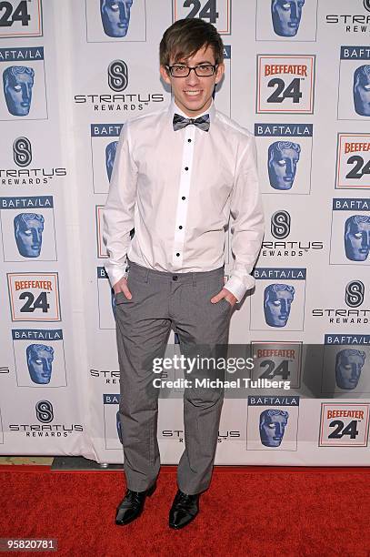 Actor Kevin McHale arrives at the BAFTA/LA 16th Annual Awards Season Tea Party, held at the Beverly Hills Hotel on January 16, 2010 in Beverly Hills,...