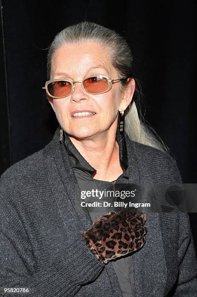 Actress Genevieve Bujold attends the 35th Annual Los Angeles Film Critics Association Awards at InterContinental Hotel on January 16, 2010 in Century...