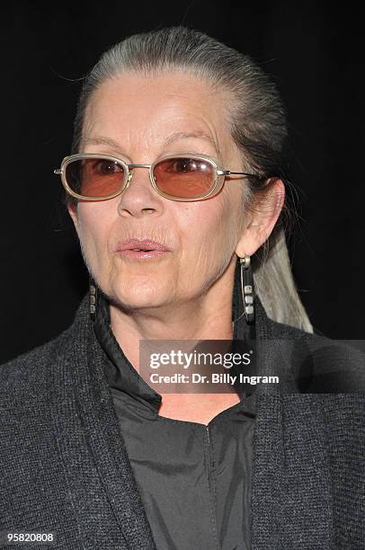 Actress Genevieve Bujold attends the 35th Annual Los Angeles Film Critics Association Awards at InterContinental Hotel on January 16, 2010 in Century...