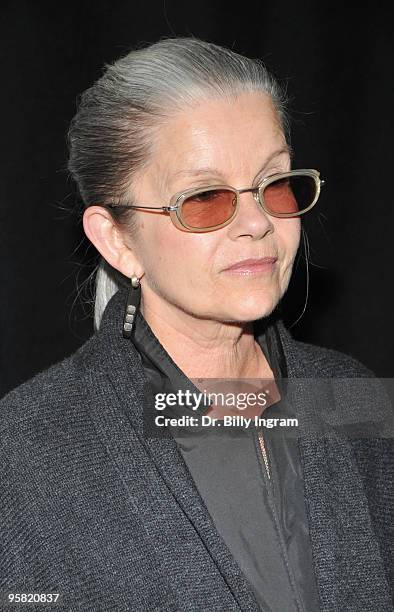 Actress Genevieve Bujold attends the 35th Annual Los Angeles Film Critics Association Awards at InterContinental Hotel on January 16, 2010 in Century...