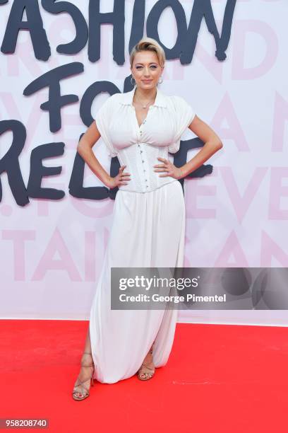 Caroline Vreeland attends Fashion For Relief Cannes 2018 during the 71st annual Cannes Film Festival at Aeroport Cannes Mandelieu on May 13, 2018 in...