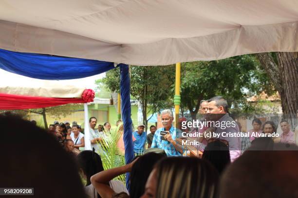 international workers' day celebration in el sombrero, guárico, venezuela - guarico state stock pictures, royalty-free photos & images