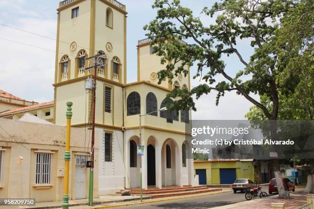 church of el sombrero, guárico, venezuela - guarico state stock pictures, royalty-free photos & images