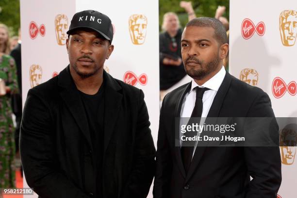 Ashley Walters and Noel Clarke attend the Virgin TV British Academy Television Awards at The Royal Festival Hall on May 13, 2018 in London, England.