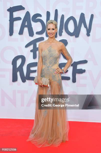 Lady Victoria Hervey attends Fashion For Relief Cannes 2018 during the 71st annual Cannes Film Festival at Aeroport Cannes Mandelieu on May 13, 2018...