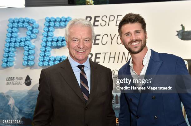 Edgar Rosenberger and Thore Schoelermann during the GreenTec Awards 2018 at ICM Munich on May 13, 2018 in Munich, Germany.