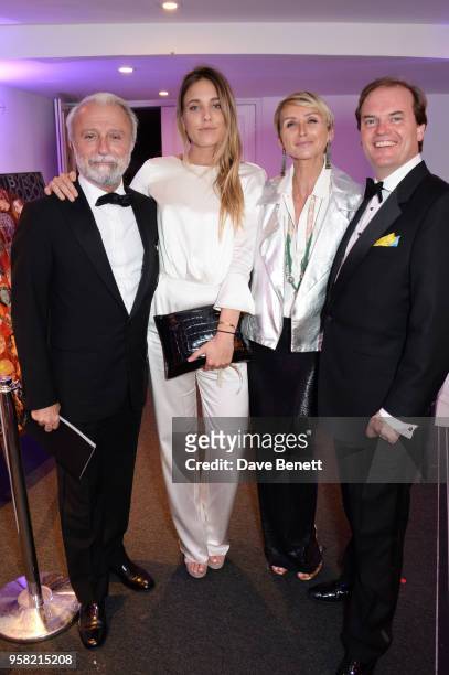 Rafi Manoukian, guest, Jo Manoukian and Lord Harry Dalmeny attend The Old Vic Bicentenary Ball to celebrate the theatre's 200th birthday at The Old...