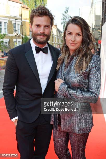 Jamie Dornan and Amelia Warner attend The Old Vic Bicentenary Ball to celebrate the theatre's 200th birthday at The Old Vic Theatre on May 13, 2018...