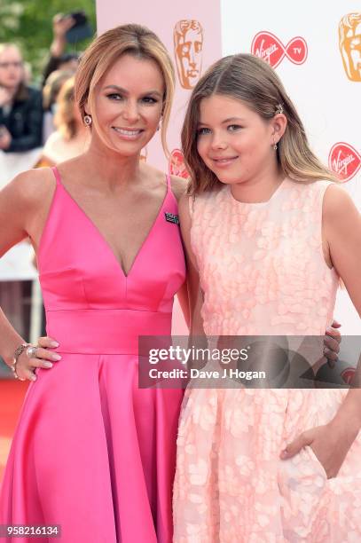 Amanda Holden and Alexa Hughes attend the Virgin TV British Academy Television Awards at The Royal Festival Hall on May 13, 2018 in London, England.