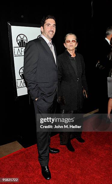 Actress Genevieve Bujold attends the 35th Annual Los Angeles Film Critics Association Awards at the InterContinental Hotel on January 16, 2010 in...