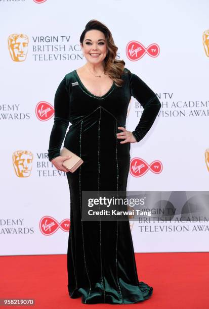 Lisa Riley attends the Virgin TV British Academy Television Awards at The Royal Festival Hall on May 13, 2018 in London, England.