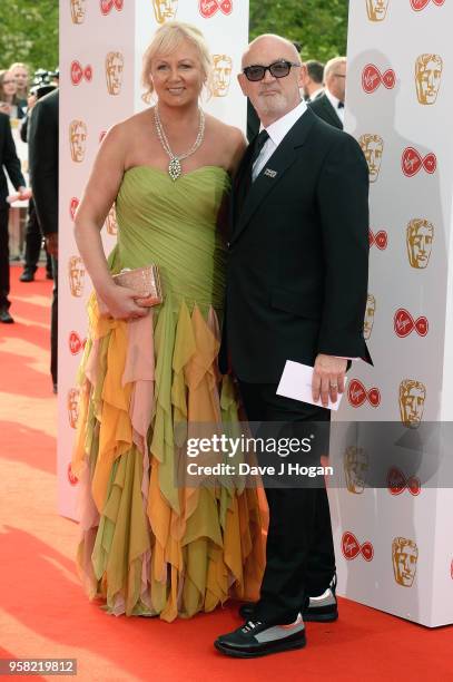 Sue Cleaver and Connor McIntyre attend the Virgin TV British Academy Television Awards at The Royal Festival Hall on May 13, 2018 in London, England.