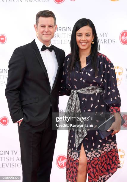 Matt Baker and Liz Bonnin attend the Virgin TV British Academy Television Awards at The Royal Festival Hall on May 13, 2018 in London, England.