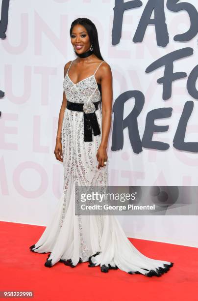 Naomi Campbell attends Fashion For Relief Cannes 2018 during the 71st annual Cannes Film Festival at Aeroport Cannes Mandelieu on May 13, 2018 in...