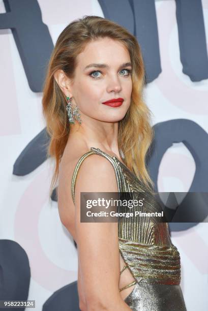 Natalia Vodianova attends Fashion For Relief Cannes 2018 during the 71st annual Cannes Film Festival at Aeroport Cannes Mandelieu on May 13, 2018 in...