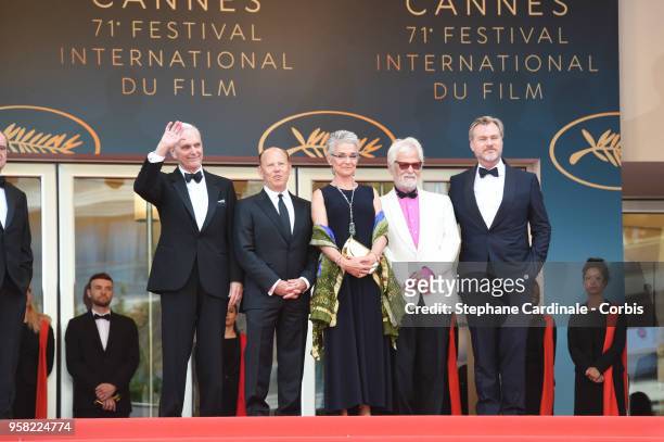 Keir Dullea, Stanley Kubrick's daughter Katharina Kubrick, Stanley Kubrick's producing partner and brother-in-law Jan Harlan and director Christopher...