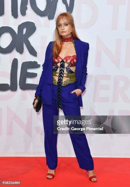Brandi Howe attends Fashion For Relief Cannes 2018 during the 71st annual Cannes Film Festival at Aeroport Cannes Mandelieu on May 13, 2018 in...