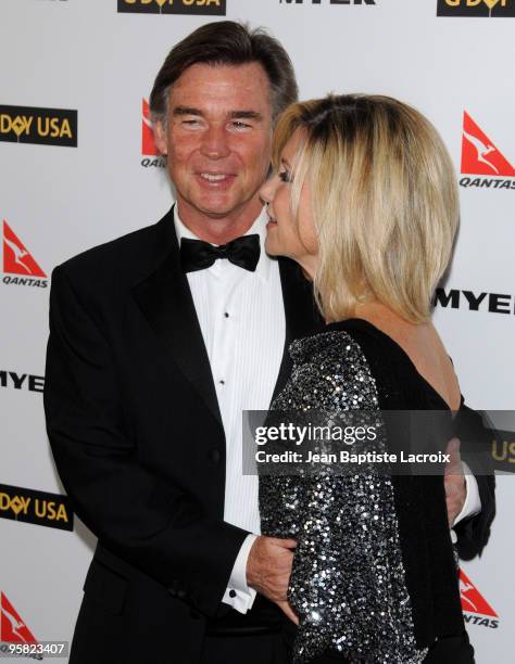 Olivia Newton-John arrives at the 2010 Australia Week Black Tie Gala held at The Highlands club in the Hollywood & Highland Center on January 16,...