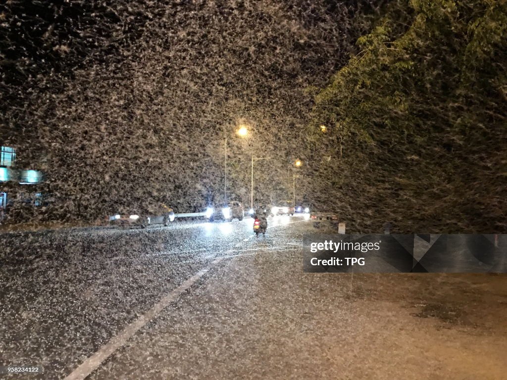 Mayfly waterfall appears in Hainan