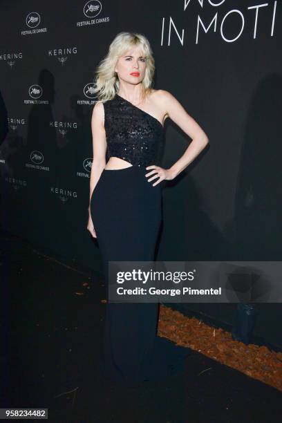 Cecile Cassel attends the Kering Women In Motion dinner during the 71st annual Cannes Film Festival at Place de la Castre on May 13, 2018 in Cannes,...